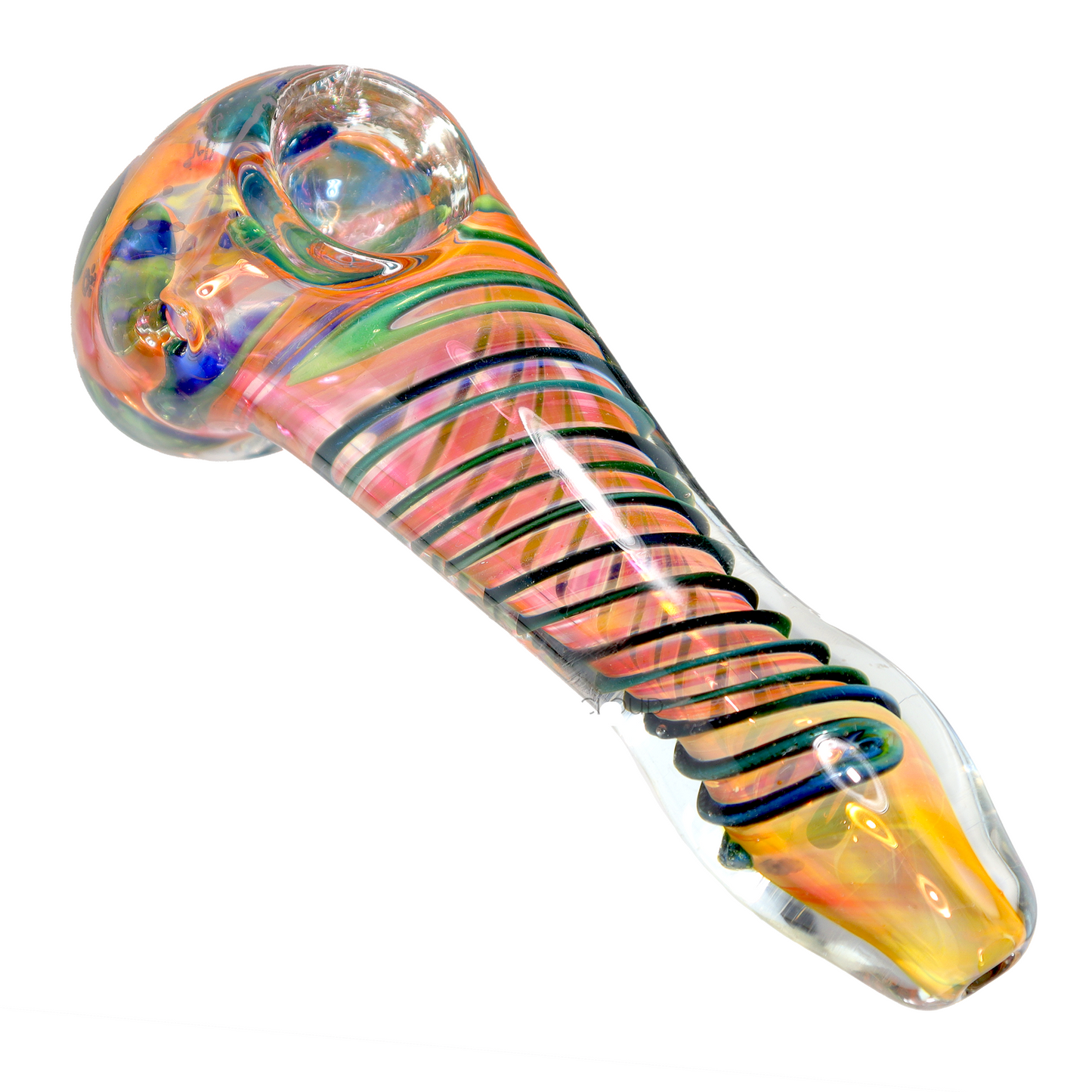 5 in - Snake Hand Pipe Glass Spoon