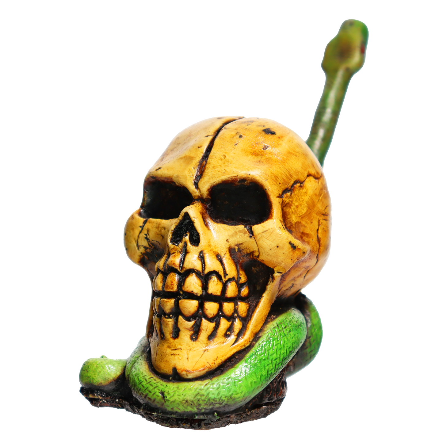 5 in - Skull Snake Bamboo Bong