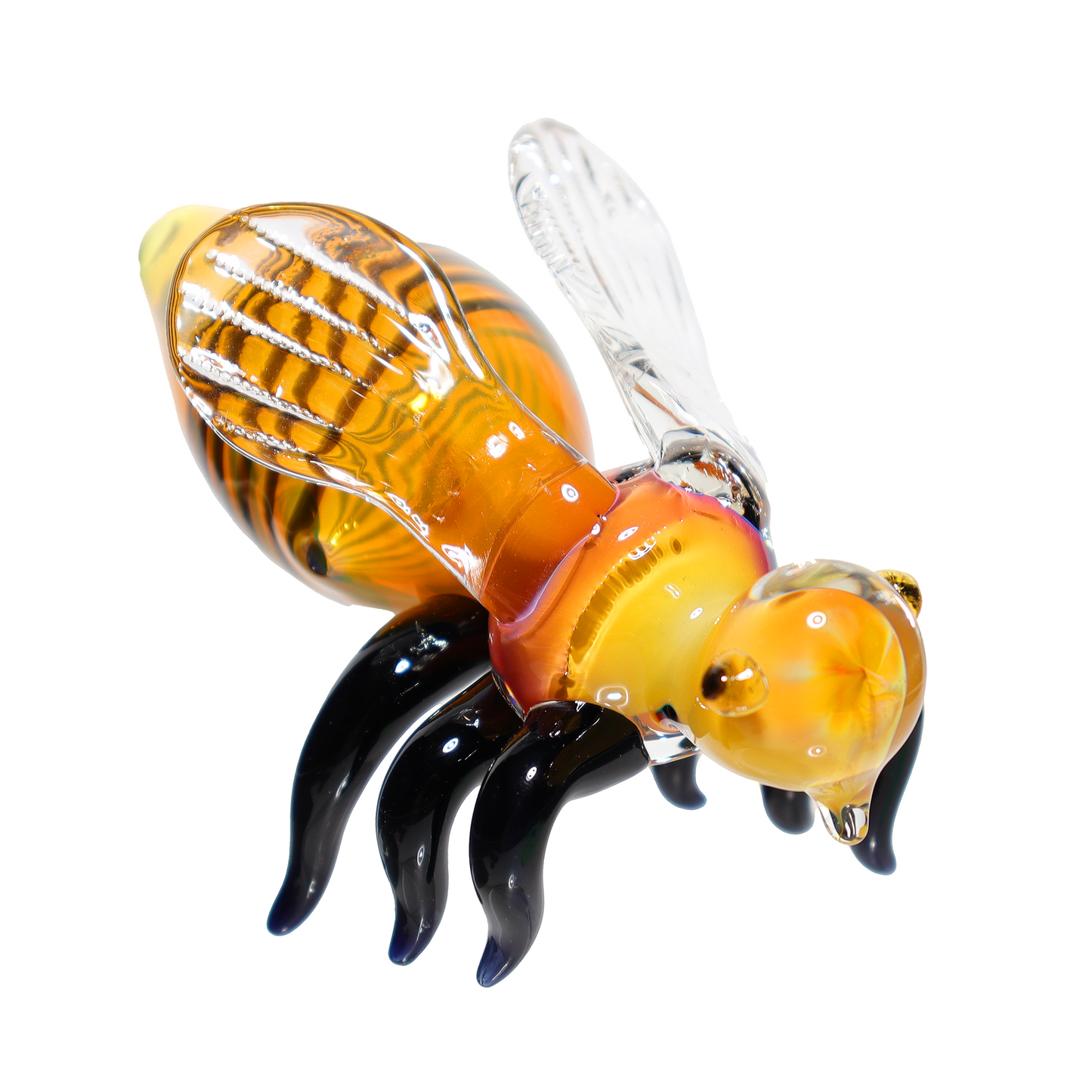 5 in - Bee Glass Hand Pipe