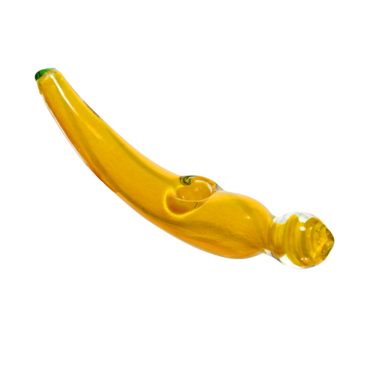 3 in - Banana Glass Hand Pipe