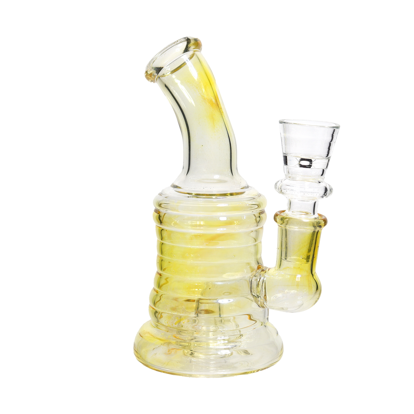 5 in - Mini Gold Glass Bong