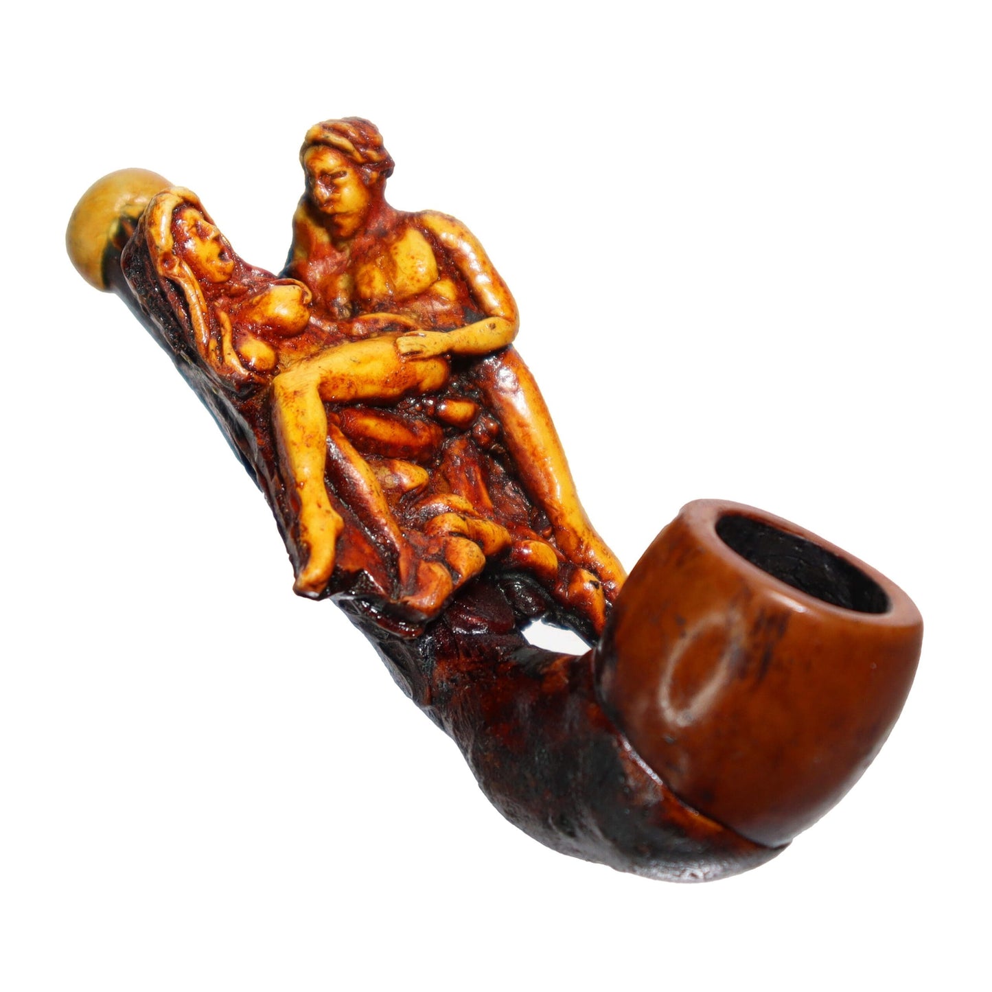 4 in -  Sexy Couple 2 Bamboo Hand Pipe