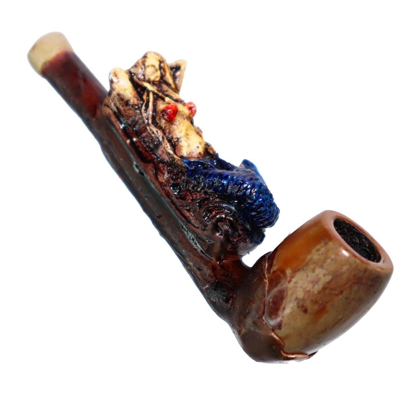 4 in -  Mermaid Bamboo Hand Pipe