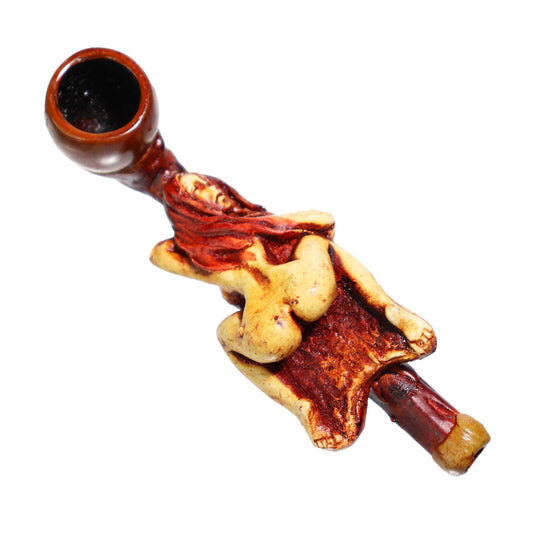 4 in -  Sexy Woman Bamboo Hand Pipe