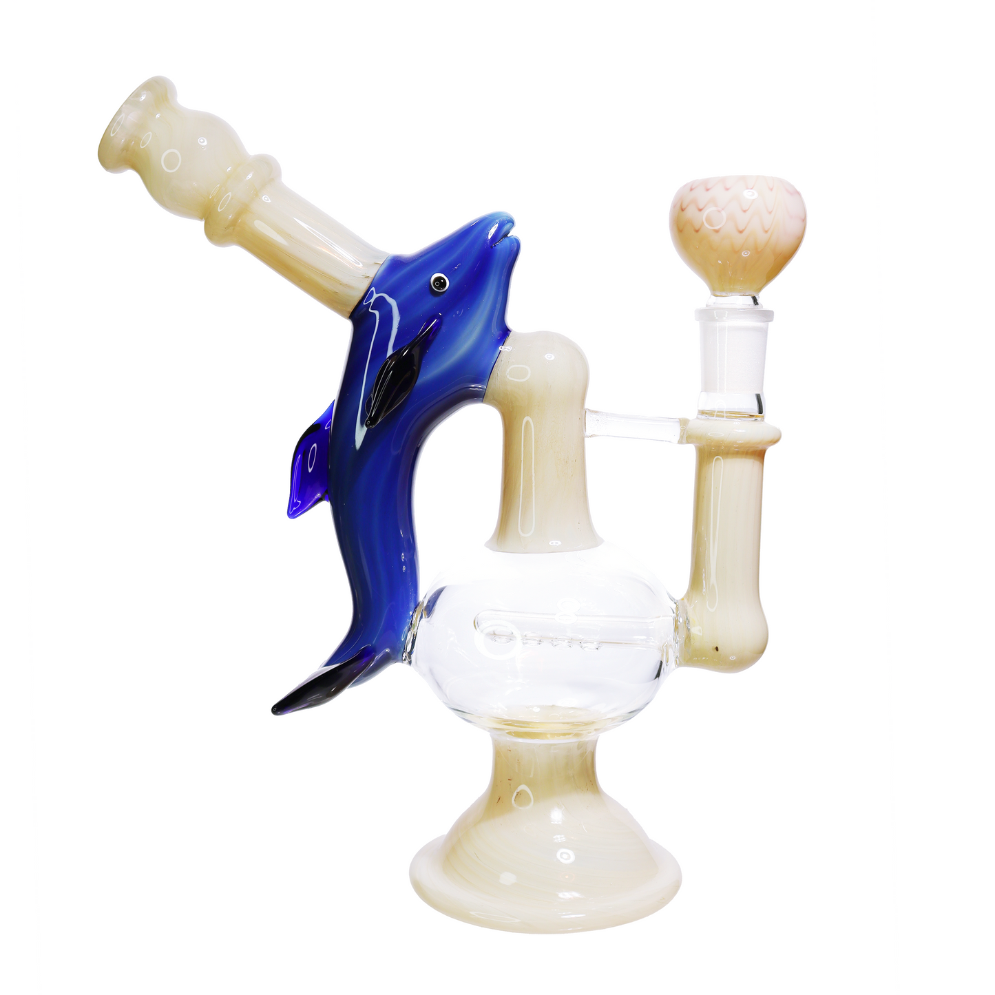 11 in - Super Fancy Fish Glass Bubbler Bong