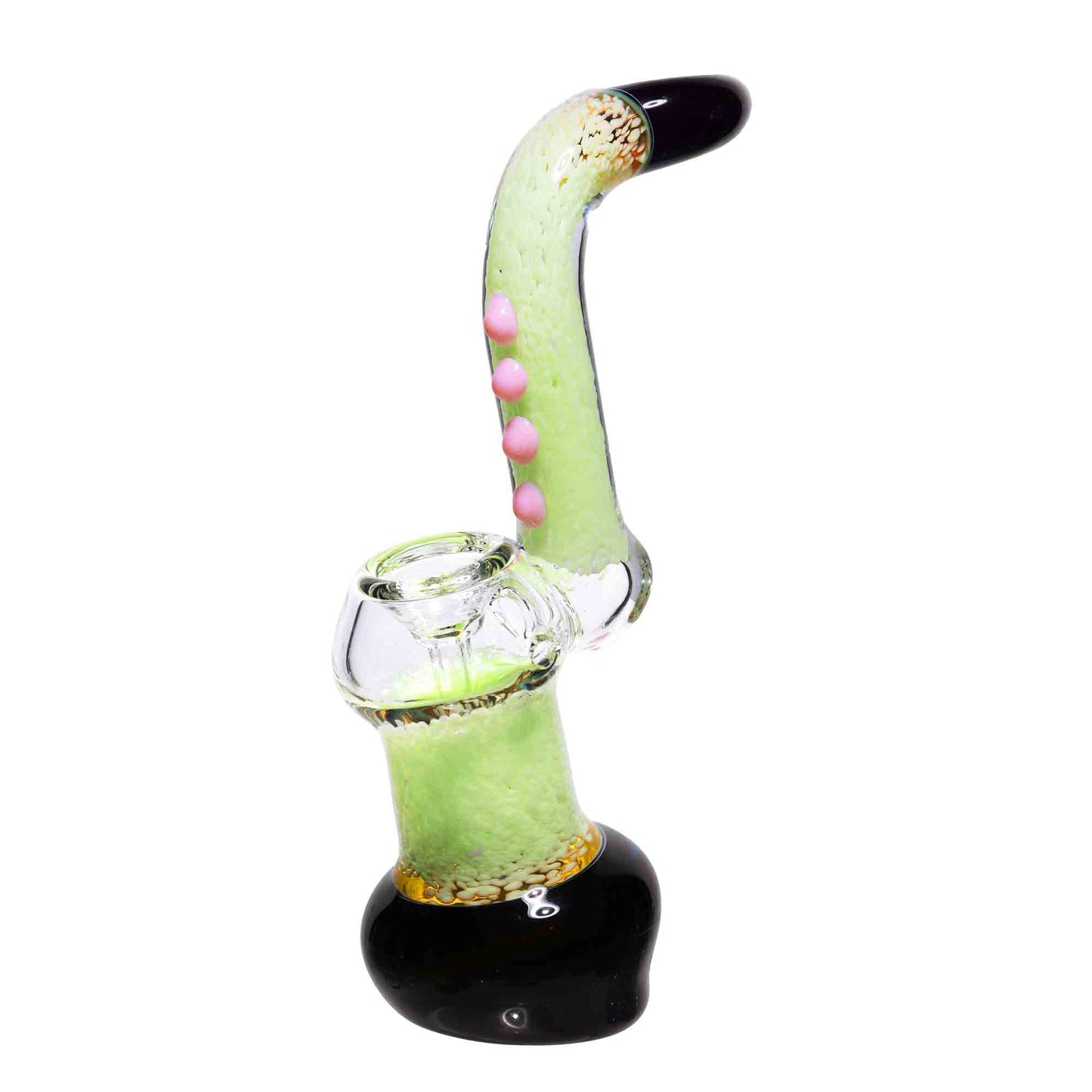 Slime Implosion Colors Black Dots Colors Glass Bubbler