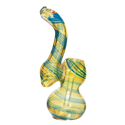 5 in - Mini Glass Bubbler Streaky