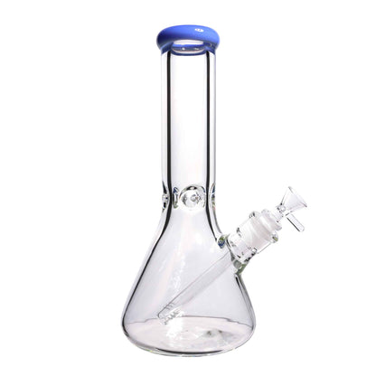 12 in - Clear Glass One-Tone Beaker Bong 9 mm