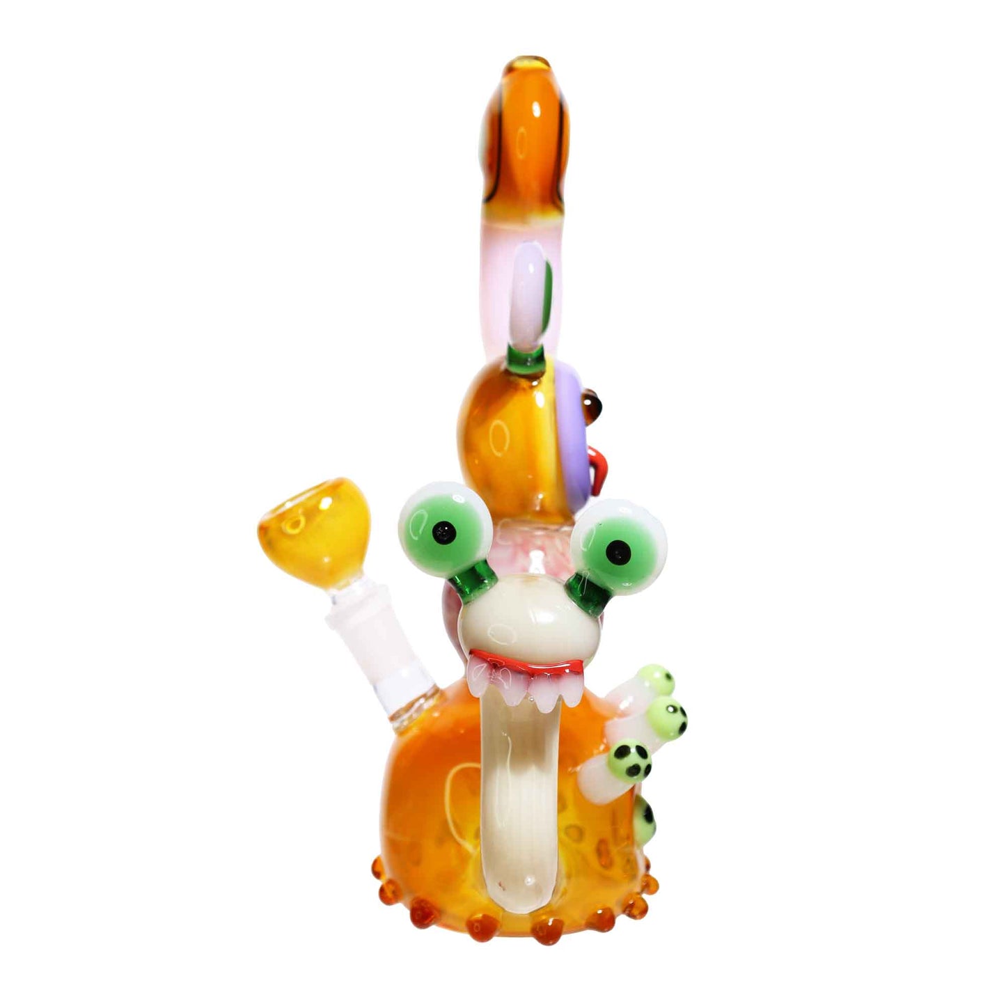 12 in - Super Exotic Snail Glass Bubbler