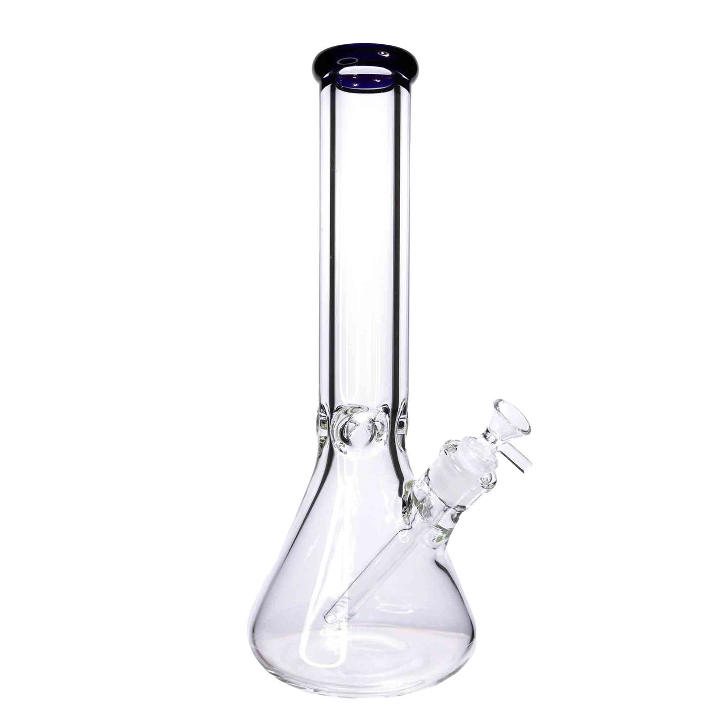 16 in - Clear Glass One-Tone Beaker Bong 9 mm