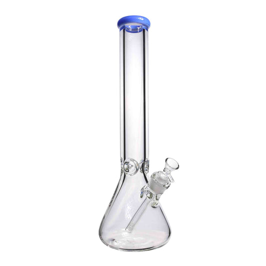 16 in -  One Tone Clear Beaker Glass Bong 9 mm