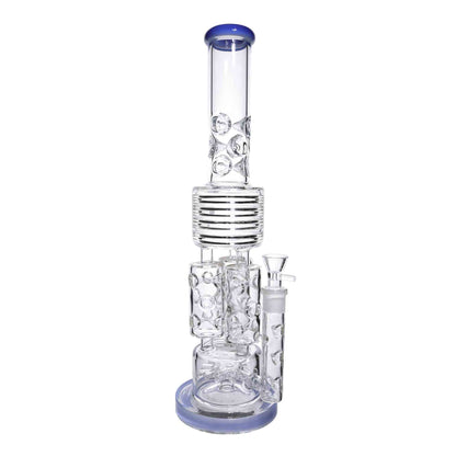 19 in - Super Big Luxury Glass Recycler 18 mm