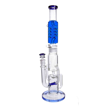 19 in - Super Fancy Glycerin Straight Bong 18 mm