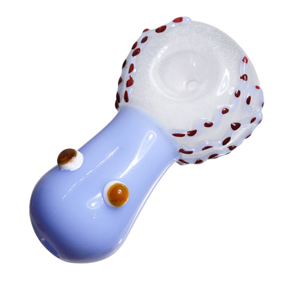 5 in - Monster Multicolor Glow in Dark Spoon Hand Pipe