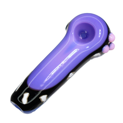 4 in - Fancy Multicolor Lightweight Mini Hand Pipe Spoon