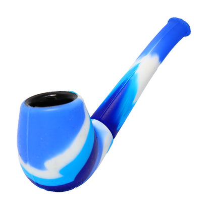 3 in - Silicone Sherlock Pipe Multicolor