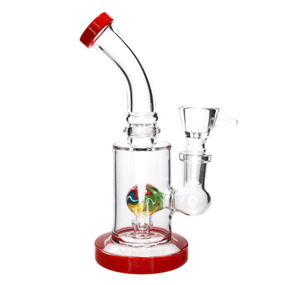 7 in - Vent Neck Wig Wag Glass Mini Bong