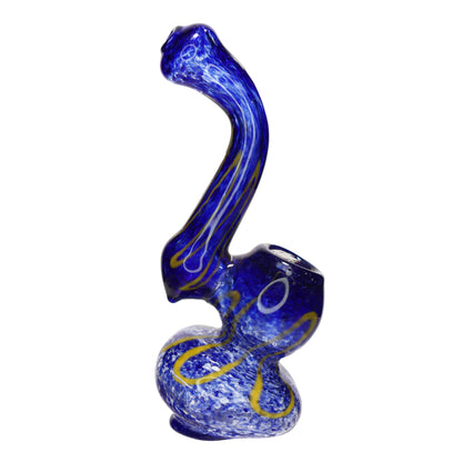 4 in - Multicolor Mini Glass Bubbler Lines