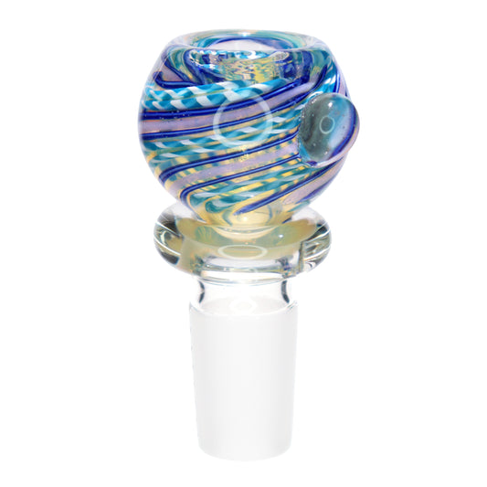 18 mm - Twisted Tails Multicolor Glass Bowl