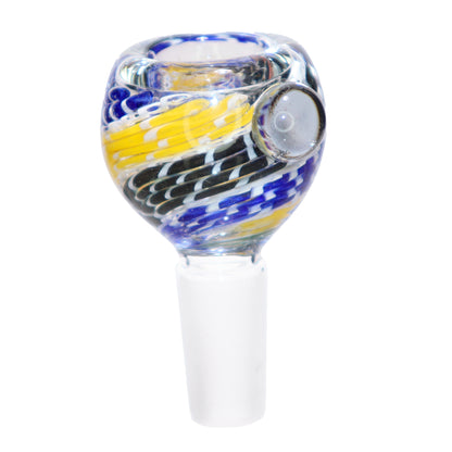 14 mm - Streaky Tails Multicolor Glass Bowl