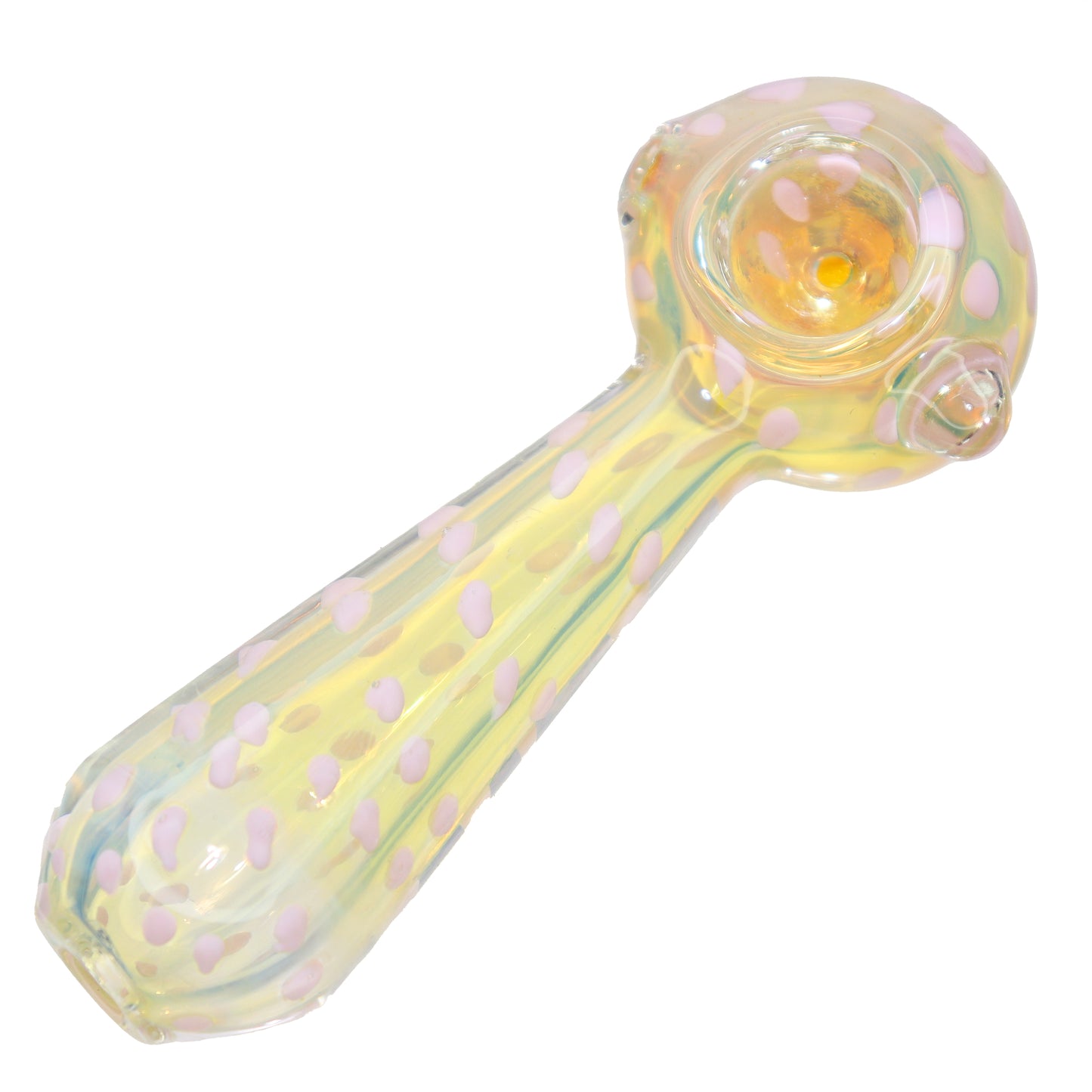 4 in - Sweet Fumed Doted Glass Hand Pipe