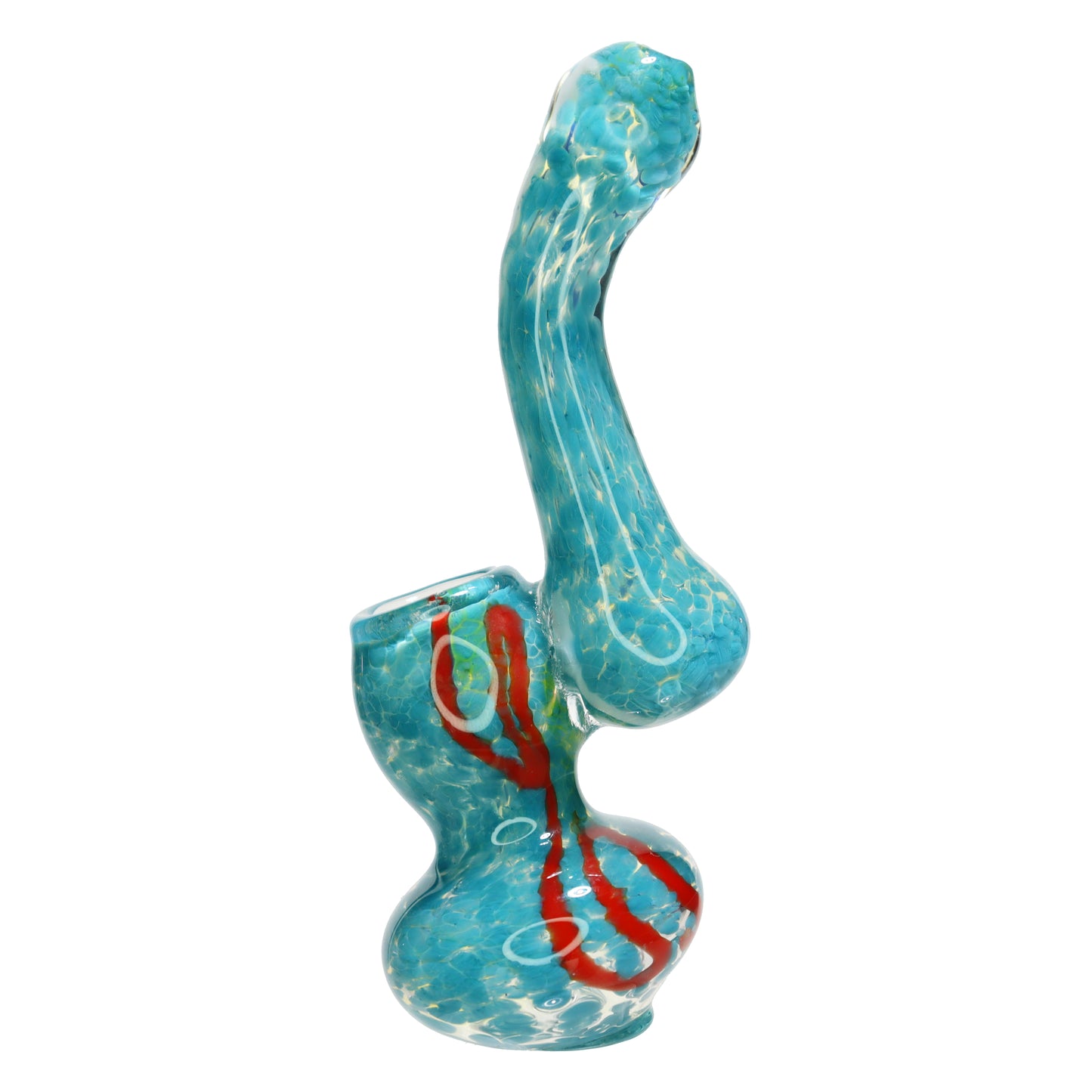 4 in - Mini Glass Bubbler Multicolor Rasta