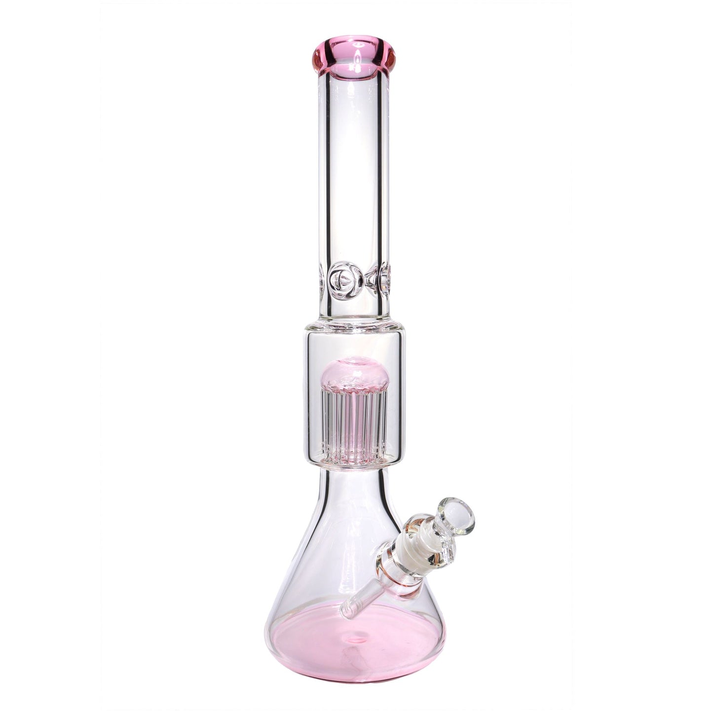 18 in - Big Chamber Multicolor Glass Beaker Bong