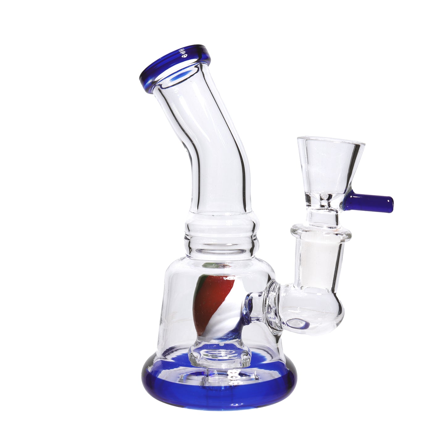 5 in - Mini Glass Clear Bong Perc