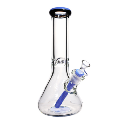 12 in - Clear Two-Tone Thick Beaker Bong 9 mm