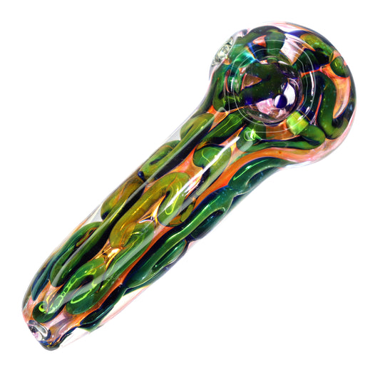 5 in - Super Exotic Hand Pipe Spoon Glass