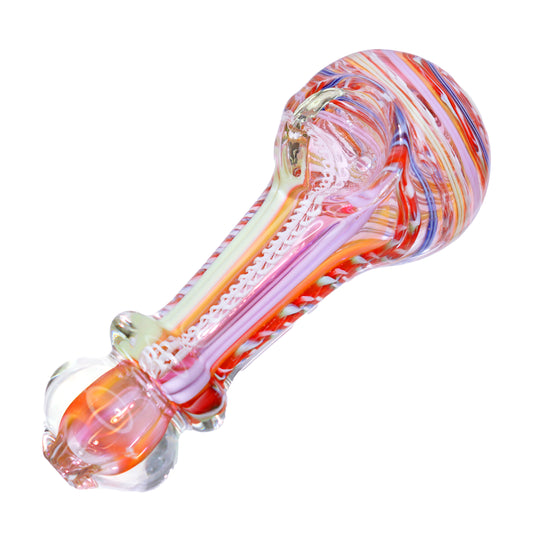 5 in - Stylish Multicolor Fancy Handle Spoon Hand Pipe