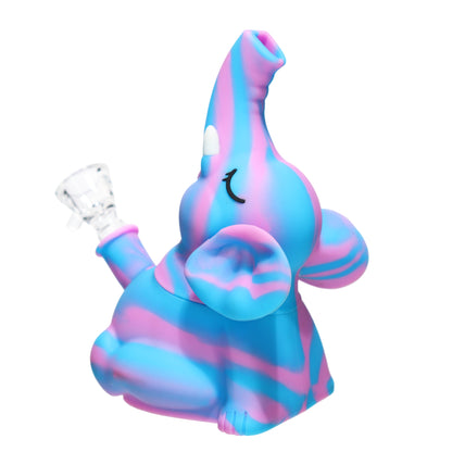 5 in - Sweet Elephant New Fire Silicone Bong