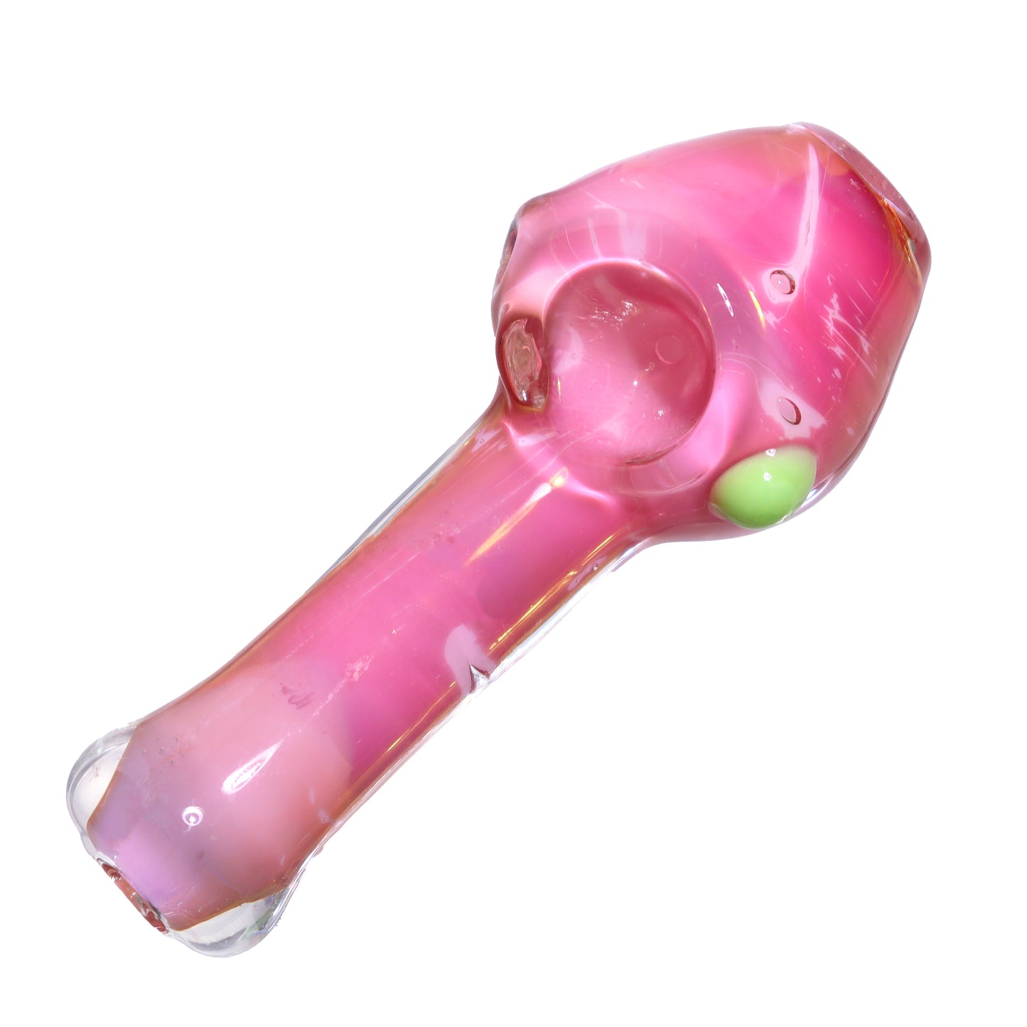 5 in - Fancy Squarely Multicolor Hand Pipe Spoon