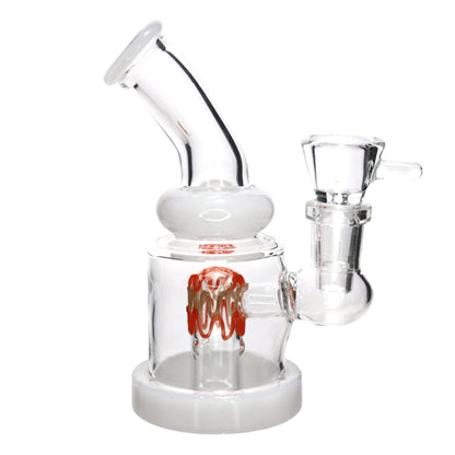 6 in - Mini Glass Bong Perc Tails