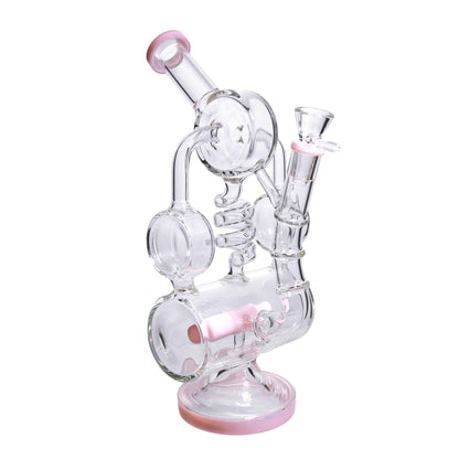 12 in - Super Luxury Clear Glass Recycler