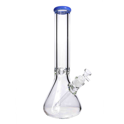 16 in - Clear Glass One-Tone Beaker Bong 9 mm