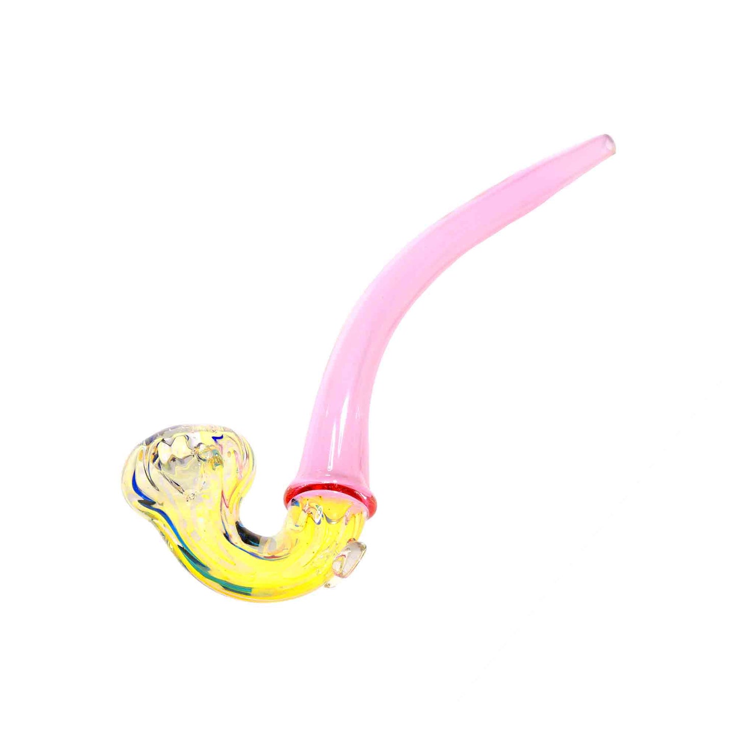 Fancy Multicolor Glass Sherlock Pipe