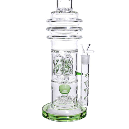 22 in - Big Exotic Honeycomb Perc Glass Bong