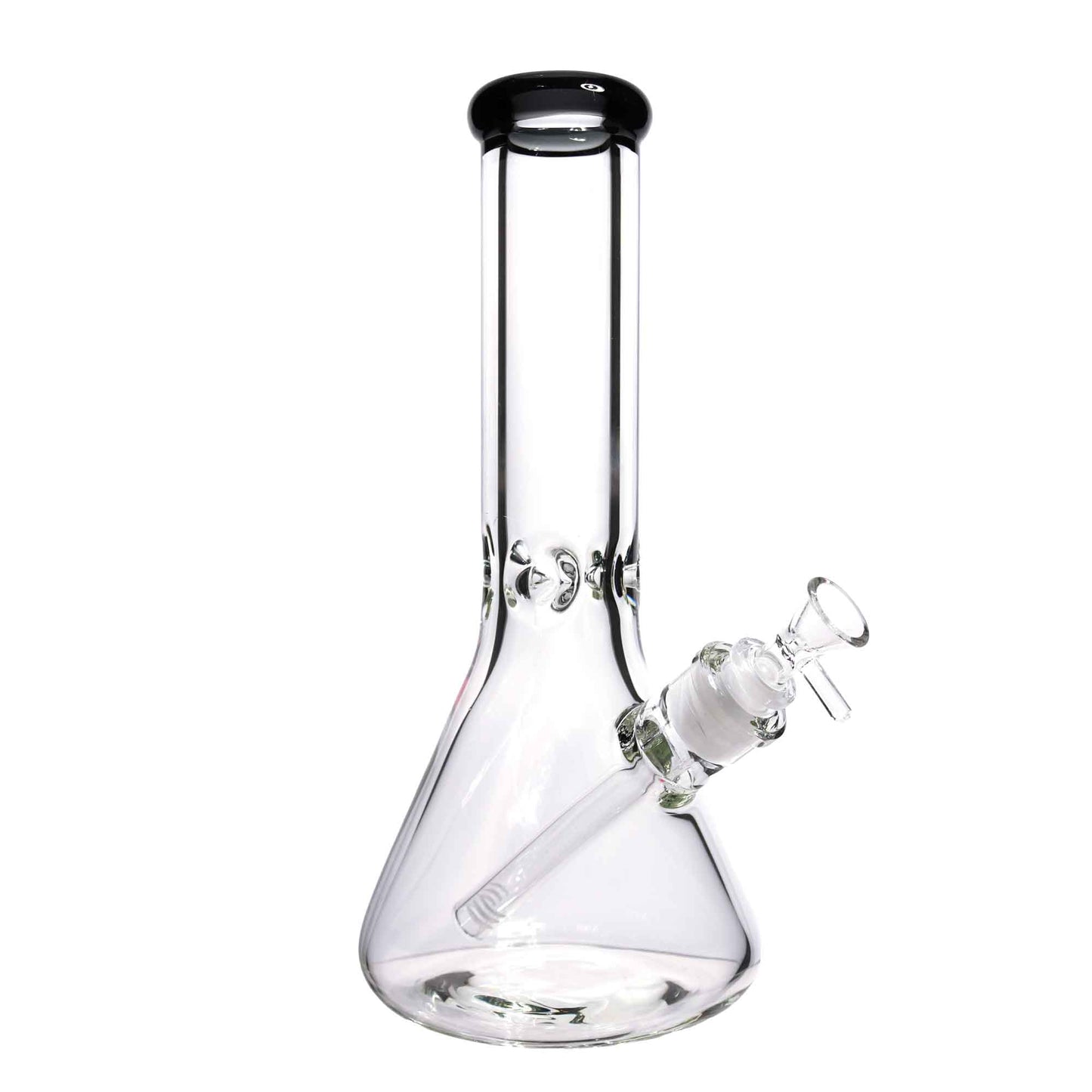 12 in - Clear Glass One-Tone Beaker Bong 9 mm