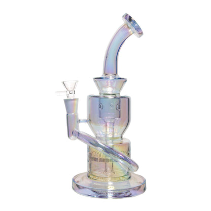 10 in - Honeycomb Metal Shine Glass Recycler