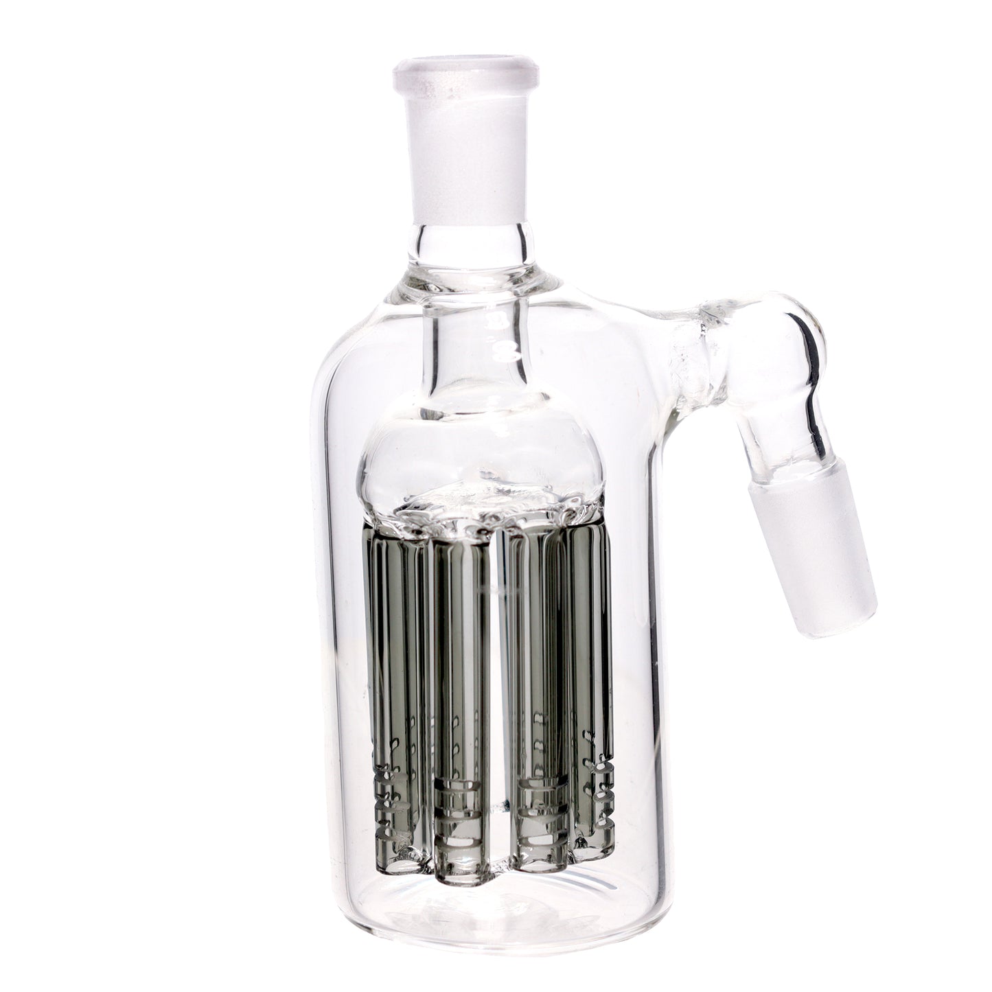 5 in - 8 Chamber Multicolor 90 Degrees Ash Catcher Bong