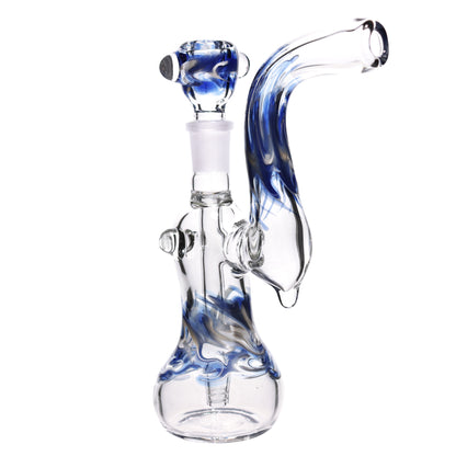 8 in - USA Made Bubbler Heavy Glass with Bowl