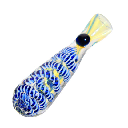 Streaky Tail Implosion Glass Chillum