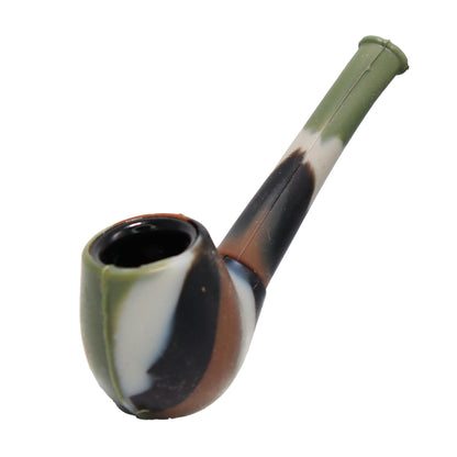 3 in - Silicone Sherlock Pipe Multicolor