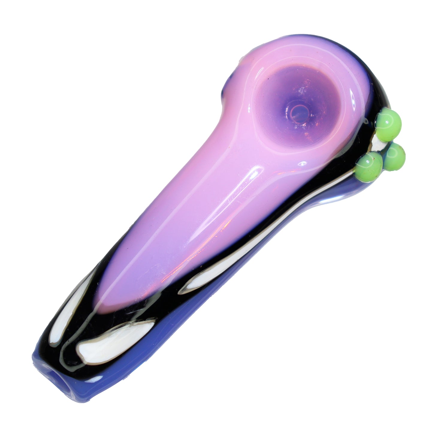 4 in - Fancy Multicolor Lightweight Mini Hand Pipe Spoon