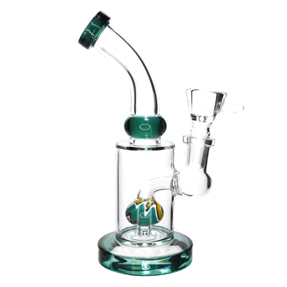 7 in - Vent Neck Wig Wag Glass Mini Bong