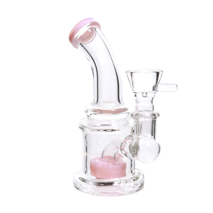 5 in - Mini Clear Glass Slime Colors Percolator