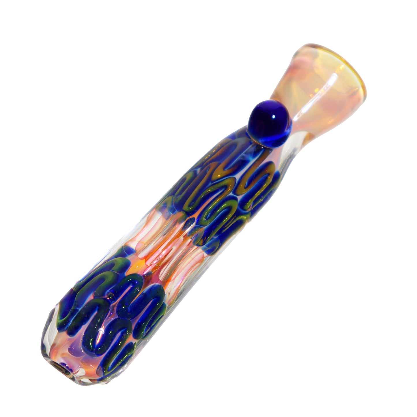 Pinky Implosion Glass Chillum