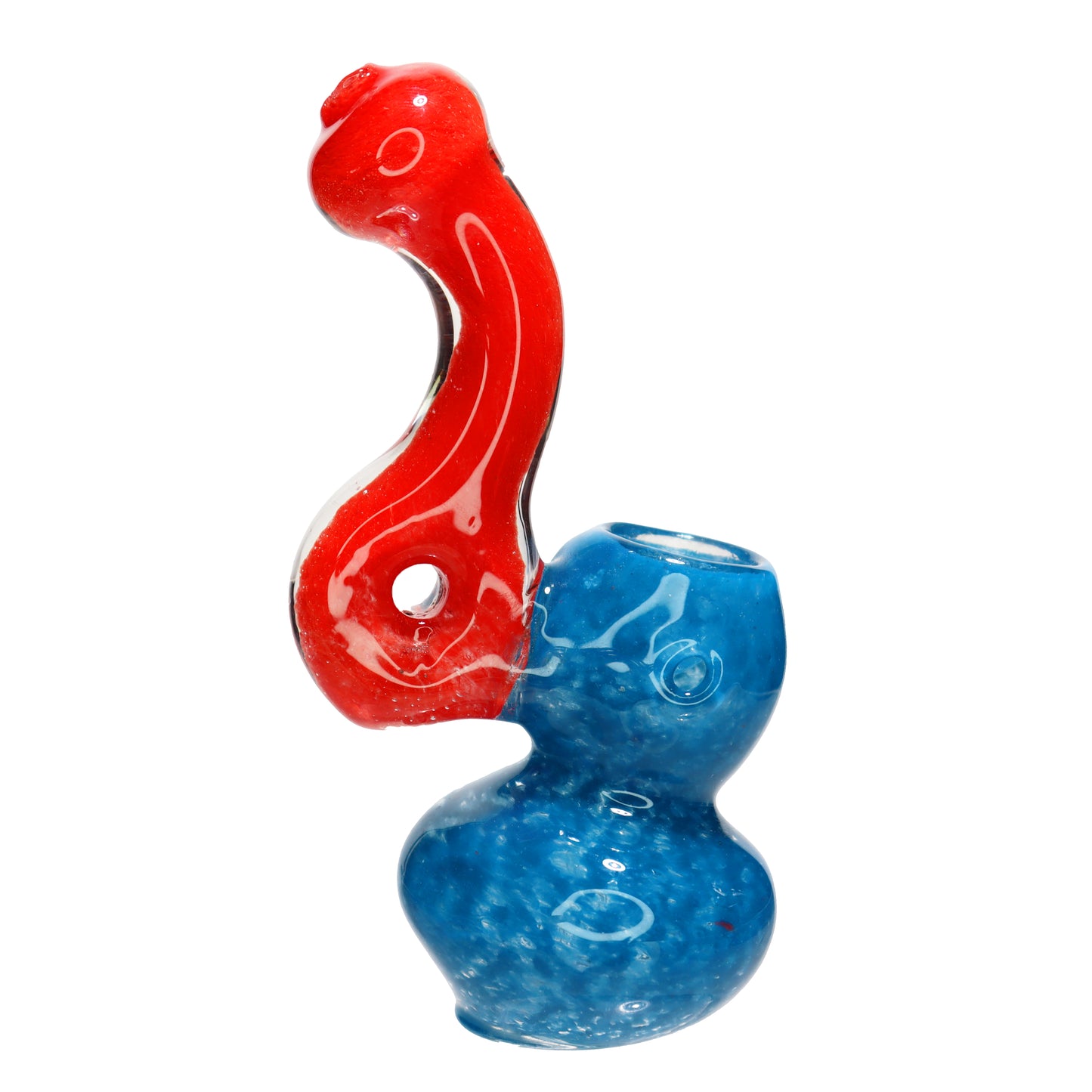 4 in - Two Tone Glass Mini Bubbler