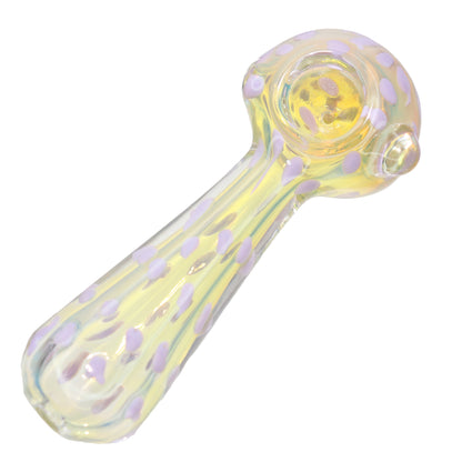 4 in - Sweet Fumed Doted Glass Hand Pipe